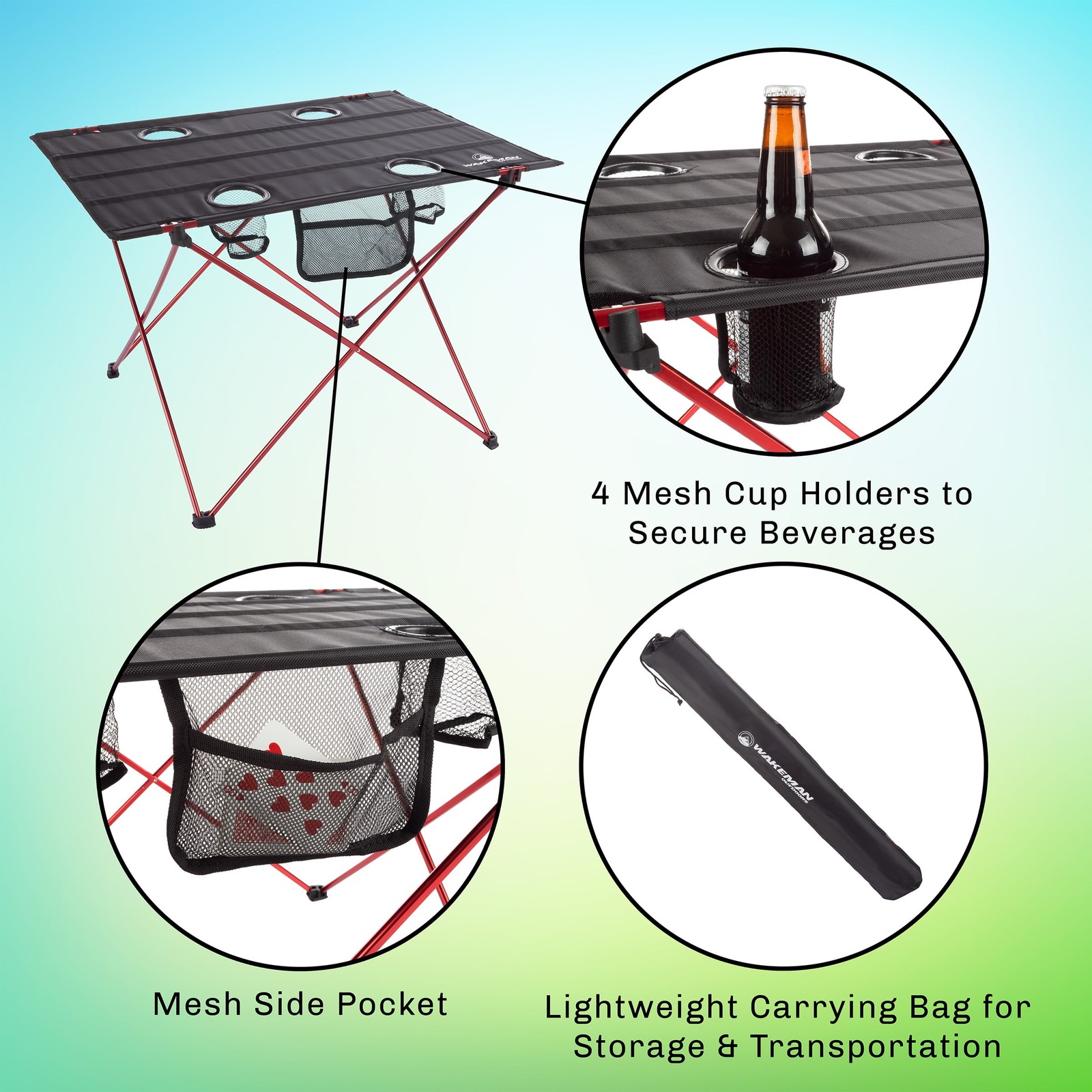 Camping Table Black