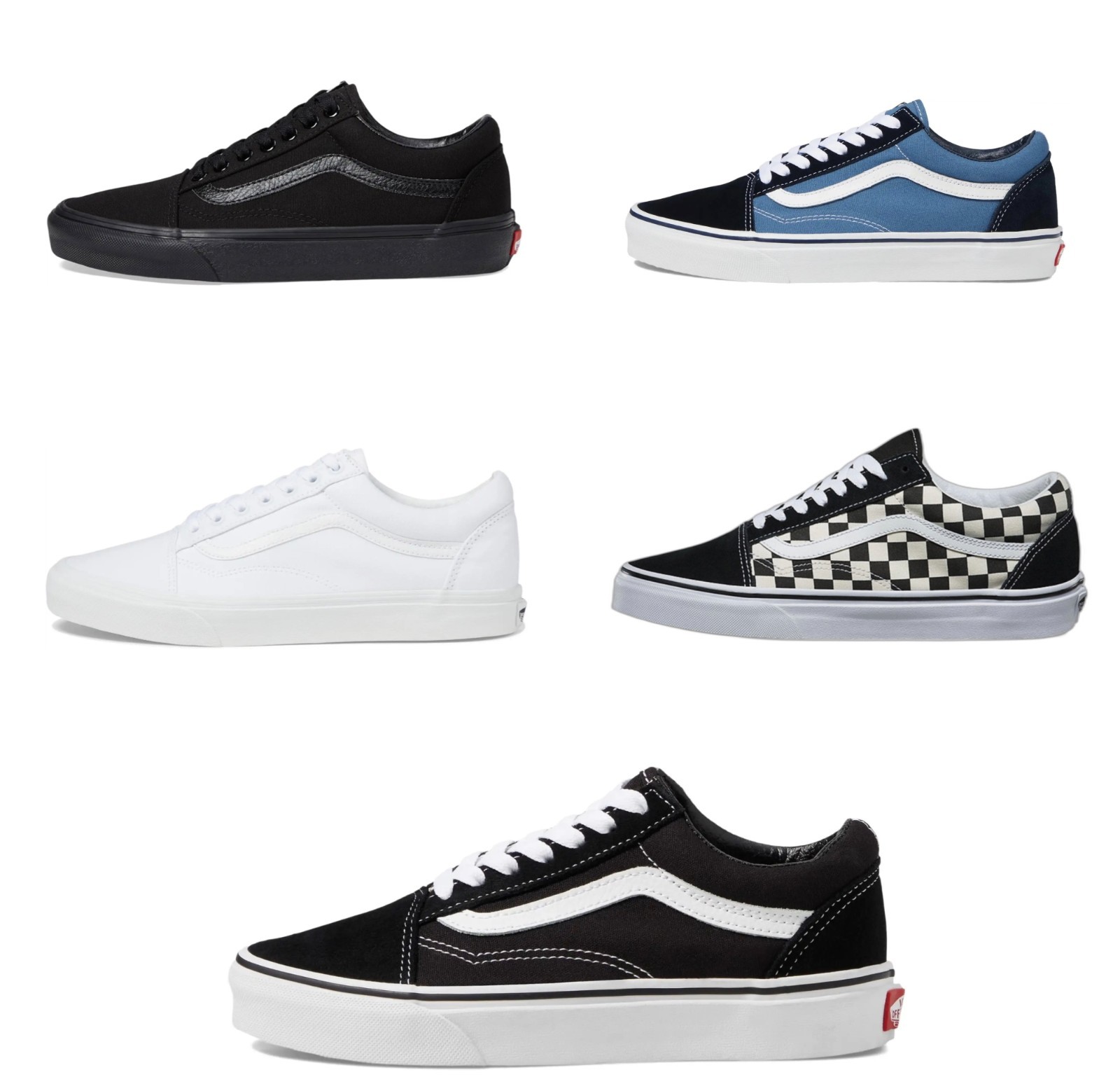 Vans Old Skool Classic Suede Canvas Skateshoe Men Women Unisex Shoe