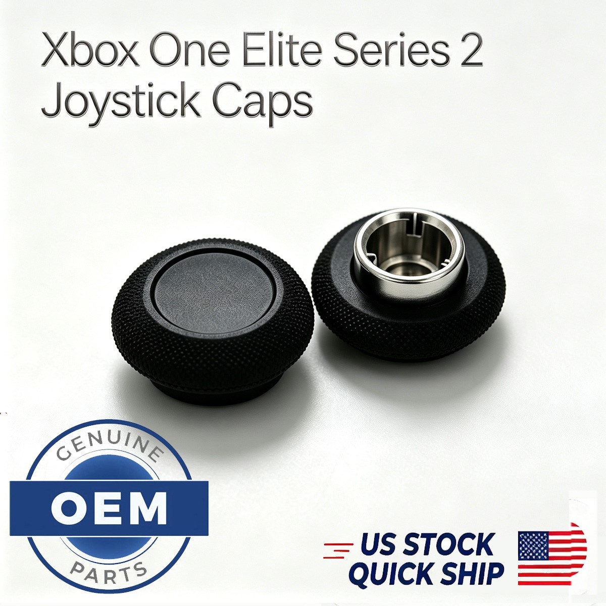 2PCS Joystick Caps Analog Thumbstick for Xbox One Elite Series 1 or 2 Controller