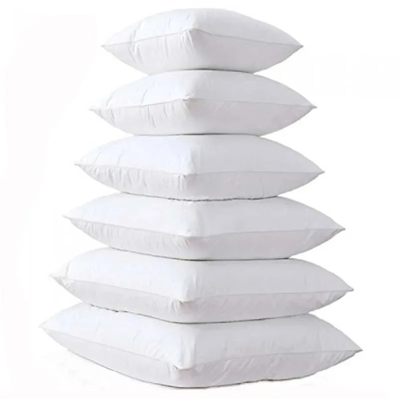 1PCS White Pillow Core Cushion Filling Sofa Bed Bedroom Dormitory Car Seat Hot