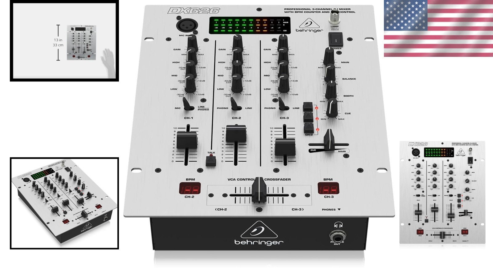 Behringer Dx626 Studio Mic Input