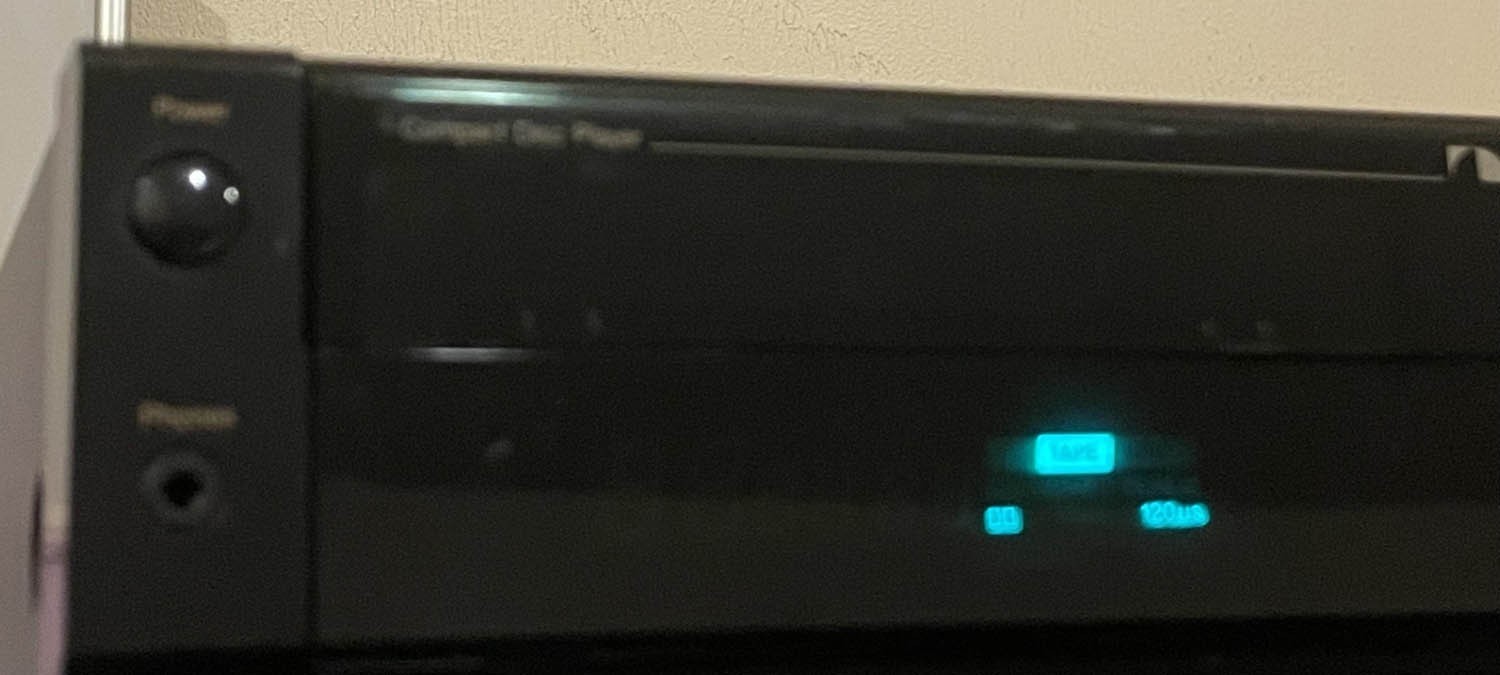 Working Nakamichi CP-1 CD and cassette player NICE