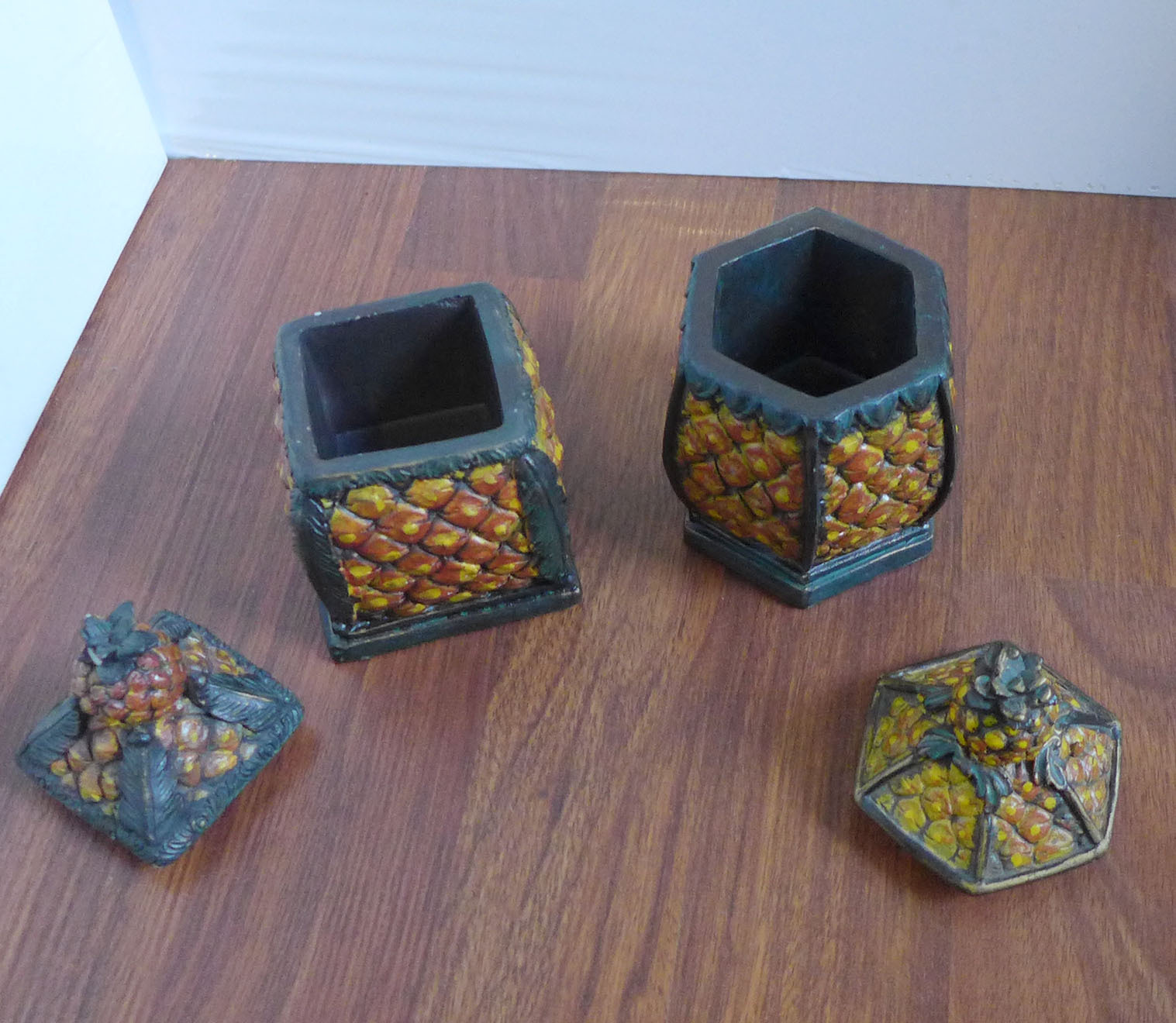 Resin Box Pineapple Design