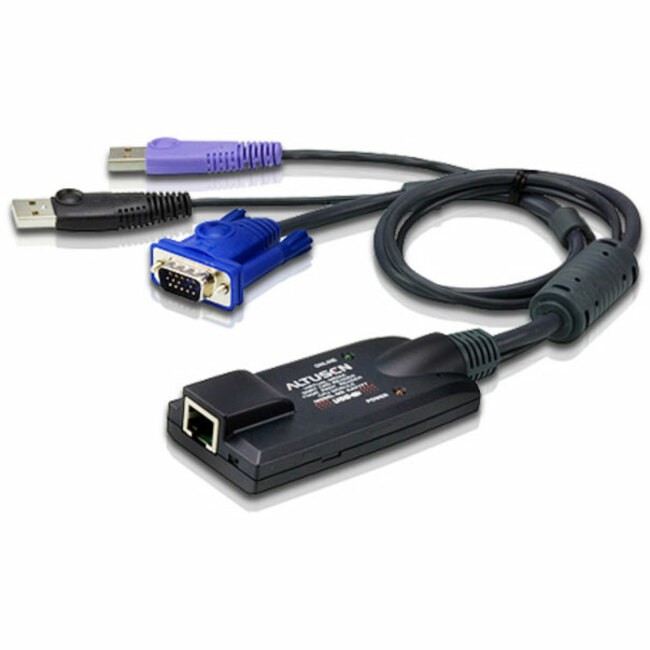 Aten KA7177 USB KVM Adapter Cable w/ Smart Card Reader