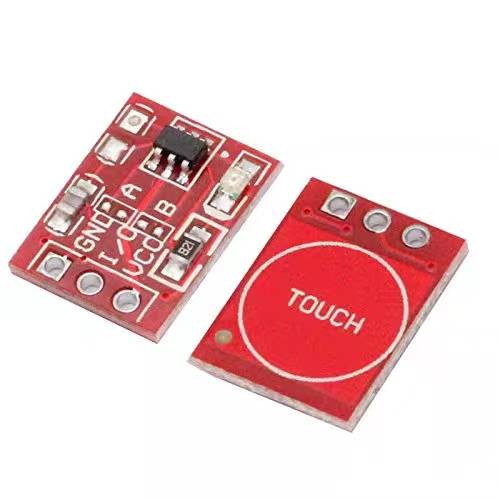 10PCS TTP223 Capacitive Touch Switch Button Self-Lock Module Sensor