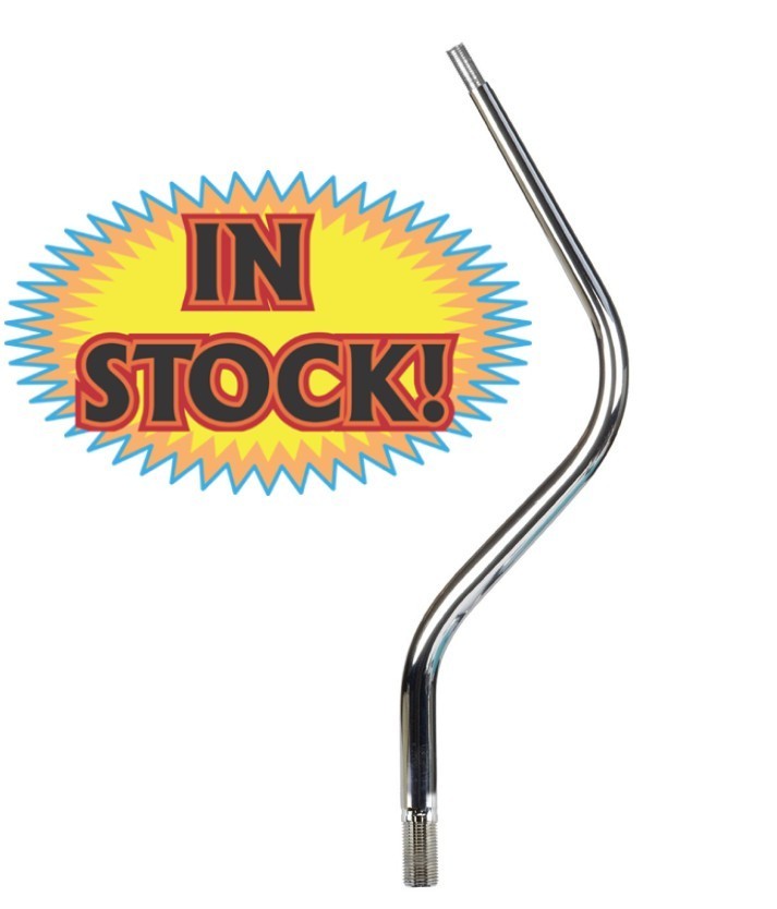 Lokar RLK-68017 - 16" Bench Bend Chrome Replacement Lever Kit w/Threaded End