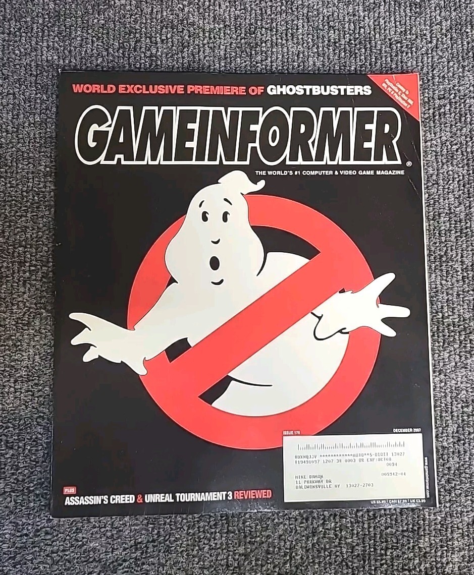 Game Informer Magazine December 2007 Issue 176 Ghostbusters - Assassin's Creed