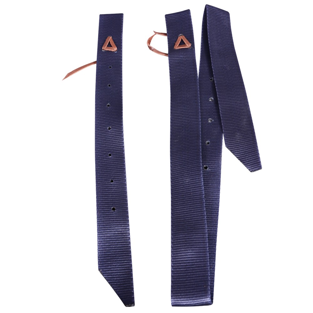 Hilason Black Nylon Cinch Tie Strap Off Billet Set Western Saddle 36in