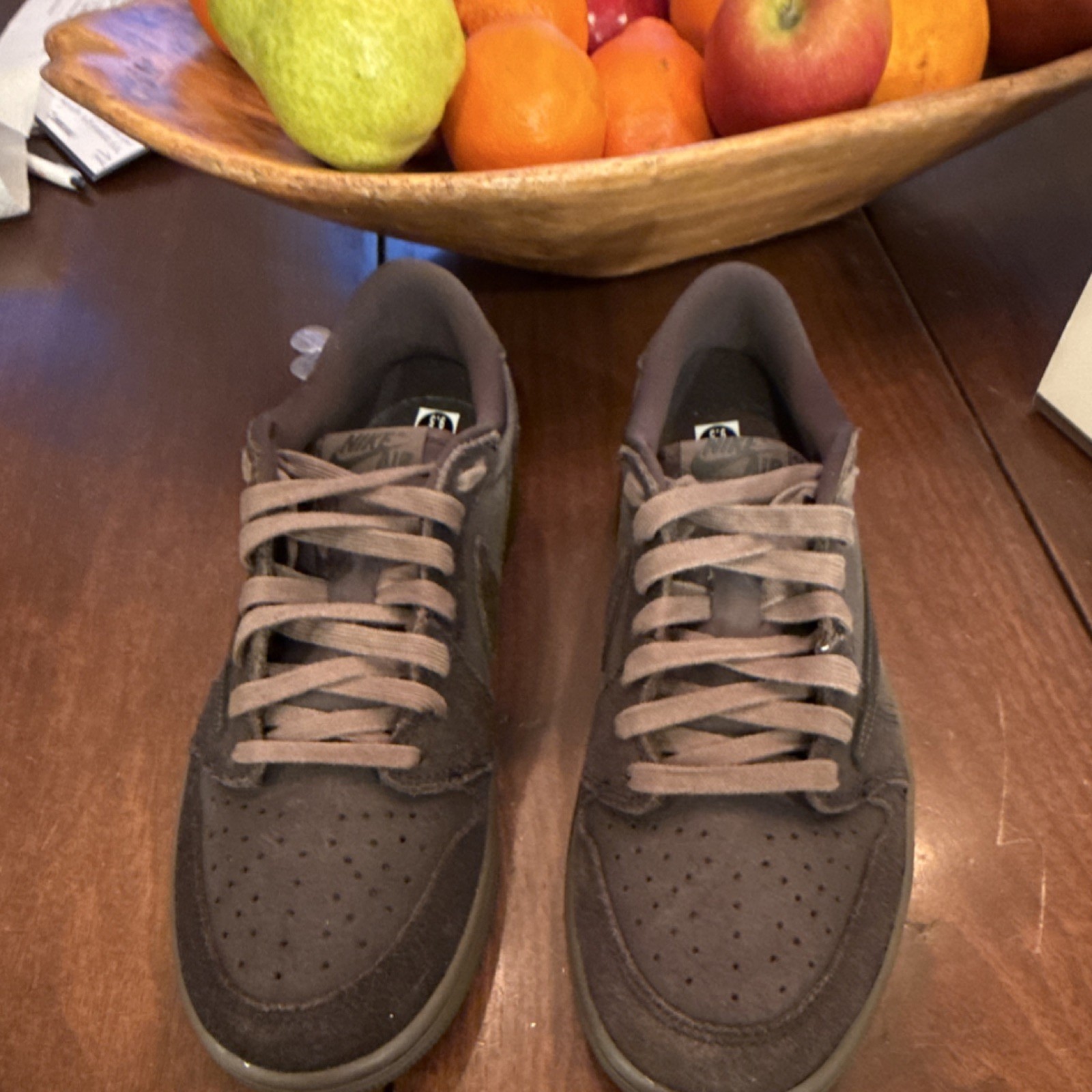 Travis Scott Velvet Brown Pristine Condition Worn Once Size 9.5 Men’s Box