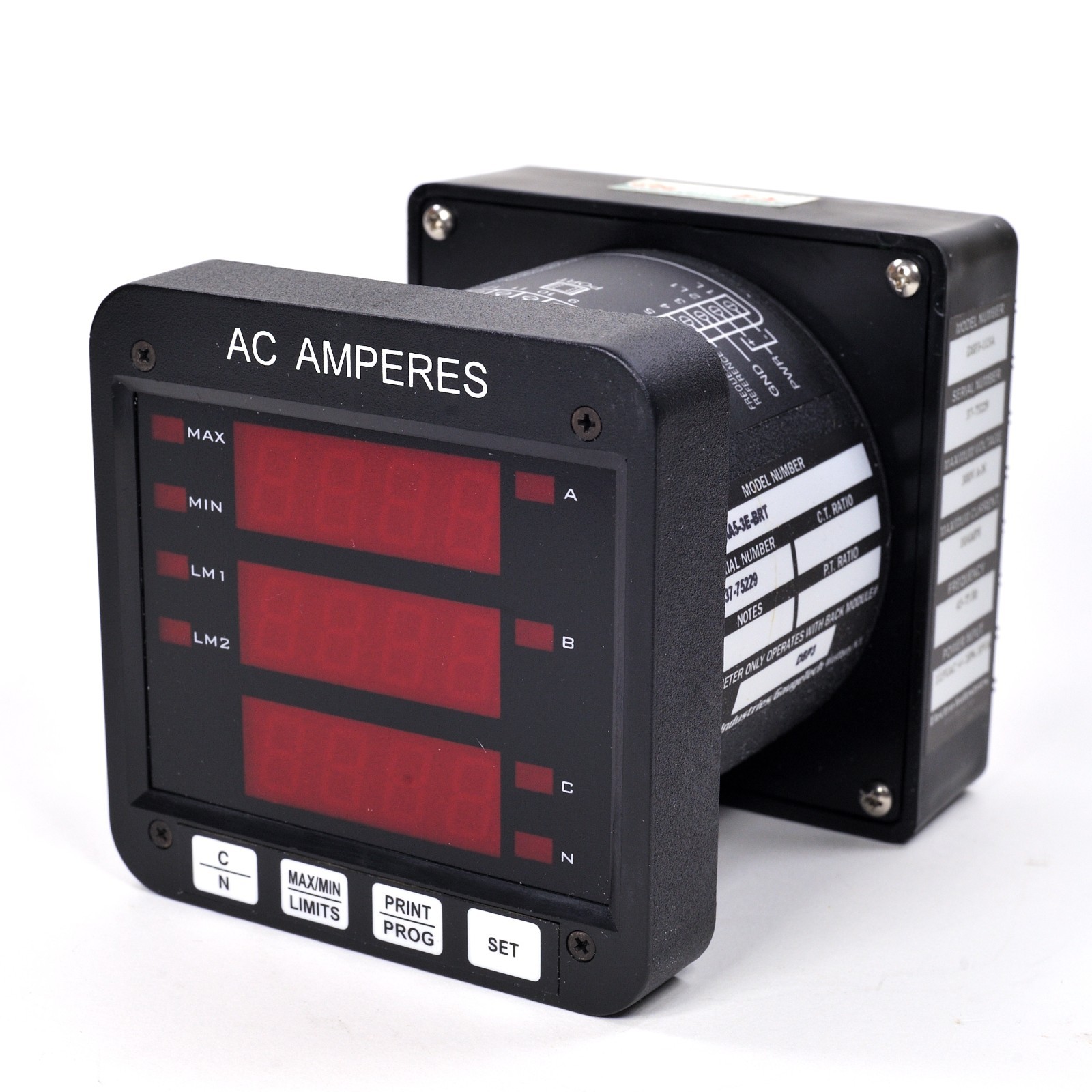 1 Year Warranty Electro Industries 3DAA5-3E-BRT DSP3 Amp Power Monitor 3 phase
