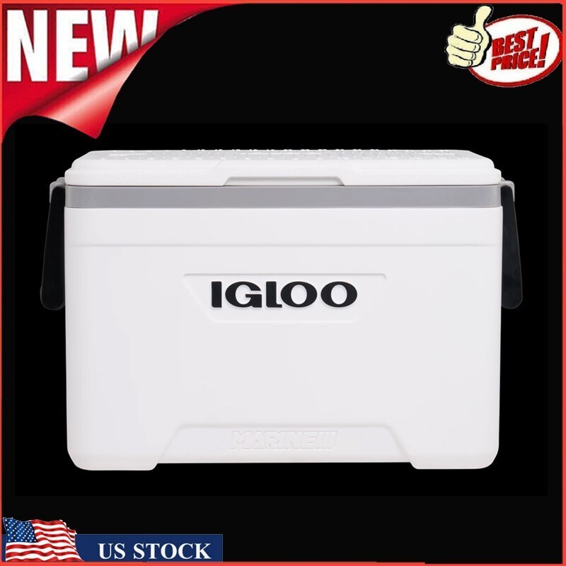 25 QT Marine Hard Sided Cooler Rust-free Hinges Cool Riser 10.46" X 20.56" New