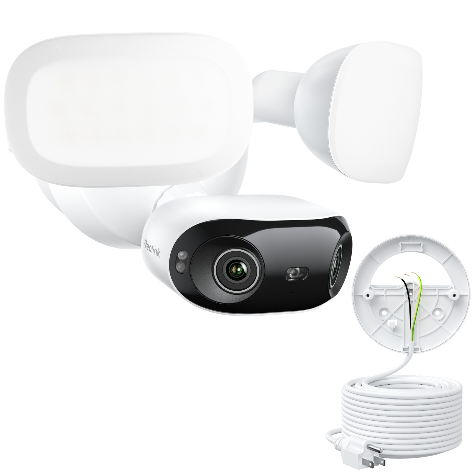 Reolink Elite Floodlight WiFi 4K 180°Panoramic Wired WiFi Camera with RLA-PP1