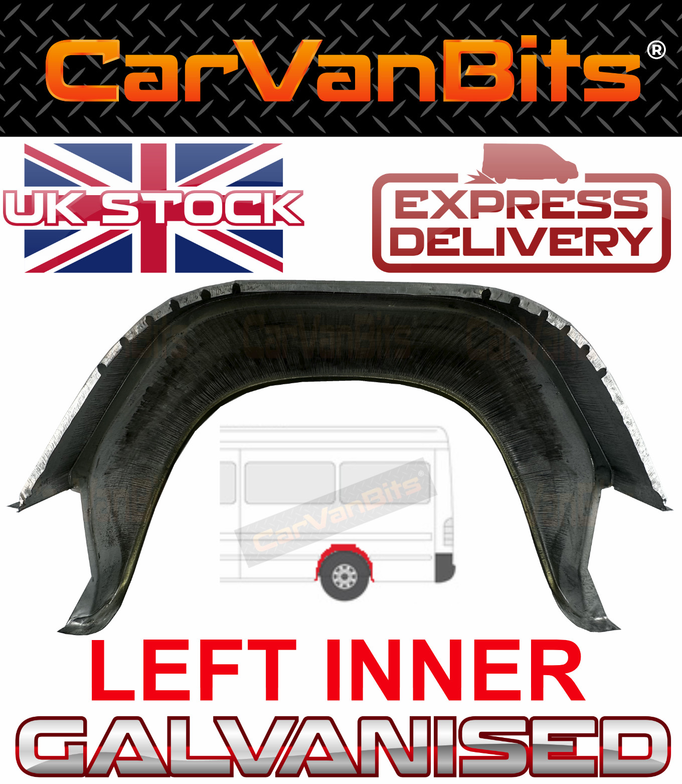 FOR SPRINTER / VW LT 95-05 REAR INNER WHEEL ARCH REPAIR BODY SILL PANEL LEFT