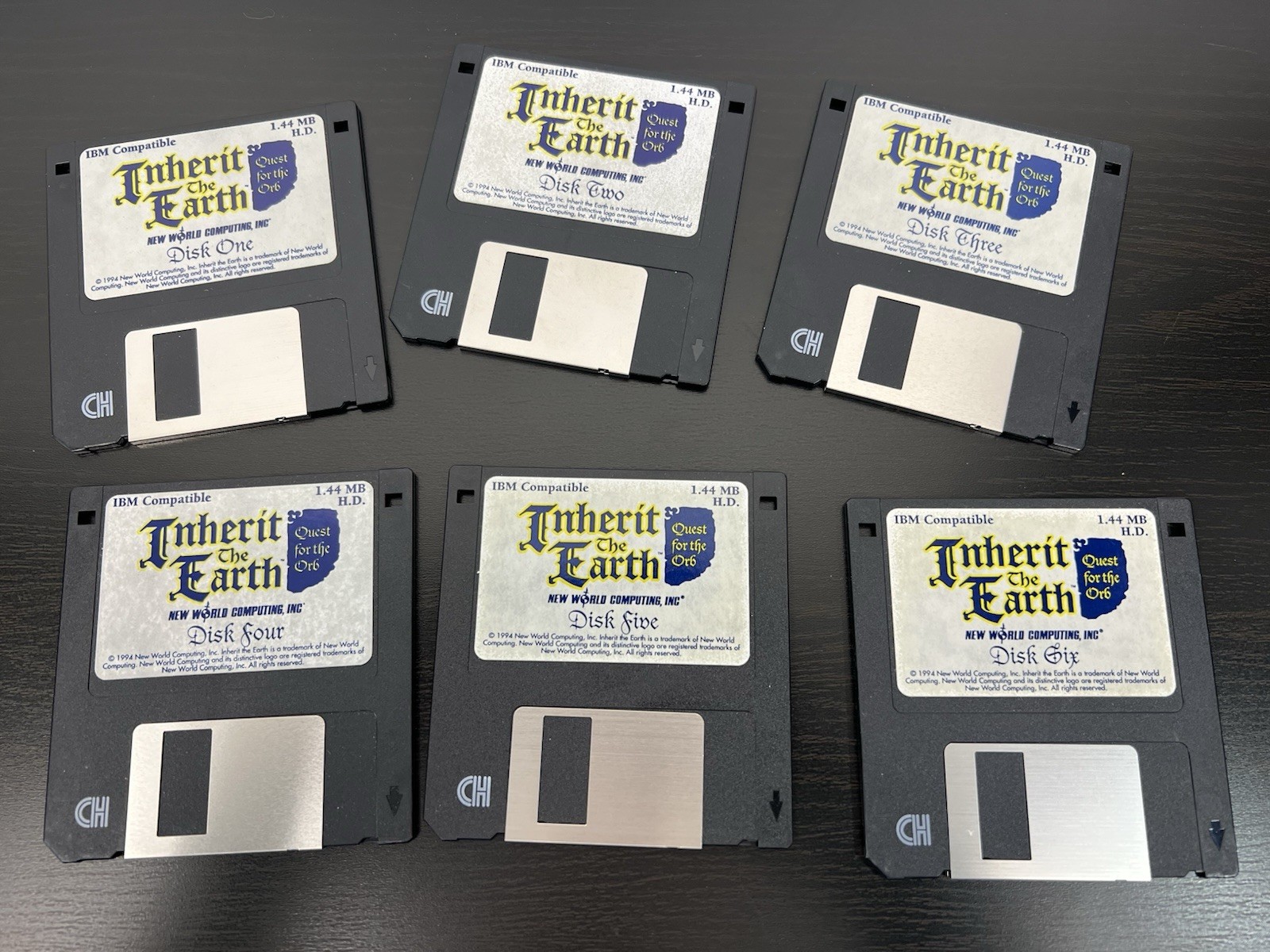 New World Computing Inherit the Earth: Quest for the Orb, Game for IBM Disks 1-6