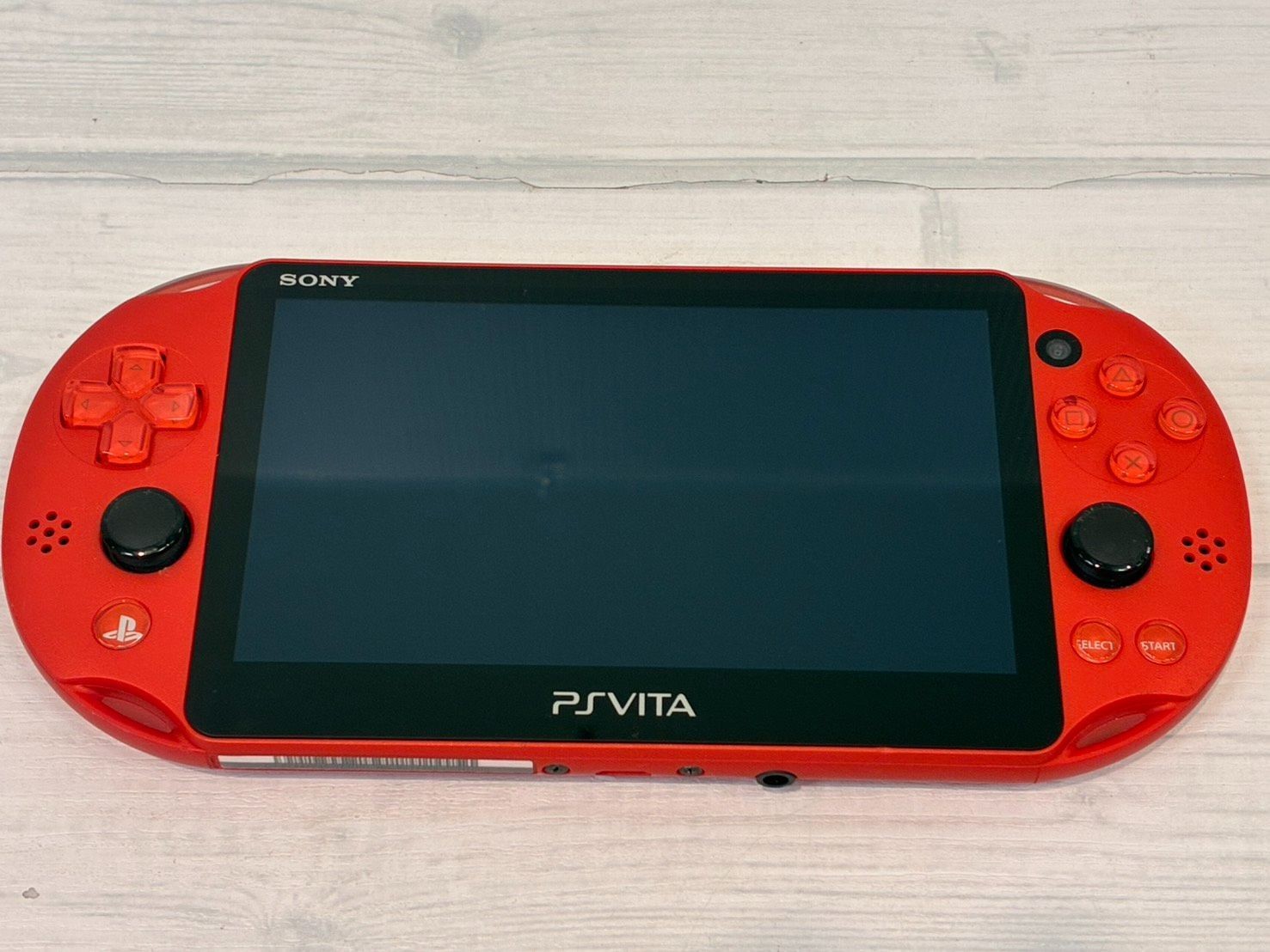 PSVITA Salt Sony Psvita Main Unit Pch-2000 Metallic Red Power Ok Simple Op Japan