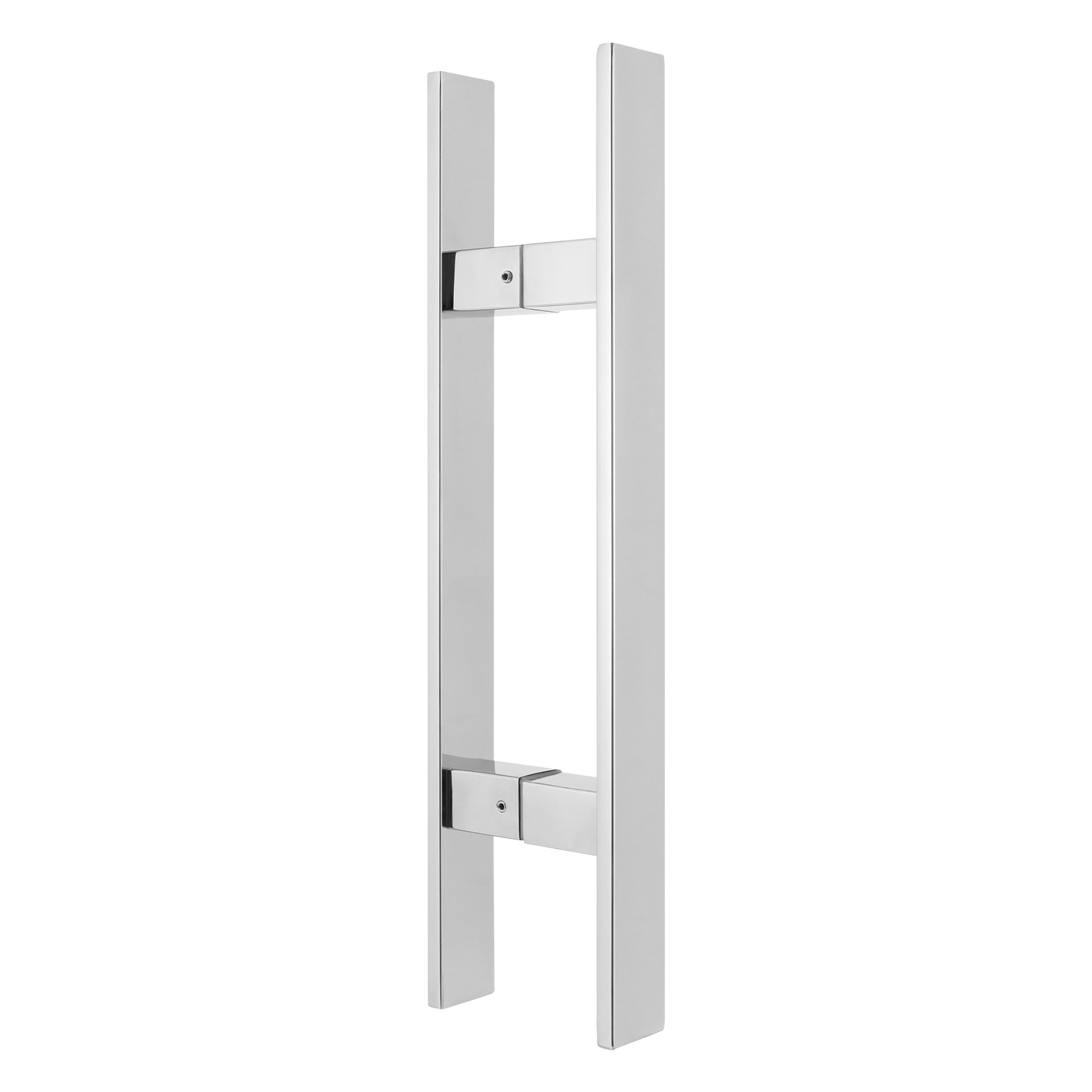 Stainless Steel Double Sided Push Pull Door Handle, H-shaped Door Pull Handle~