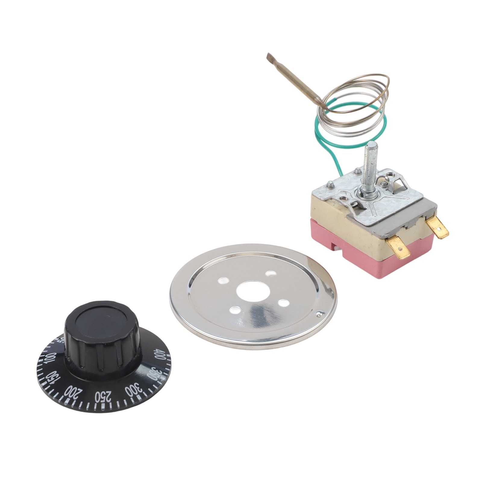Electric Oven Thermostat ,Adjustable Temperature Controller Switch,50-400℃ 2 Pin