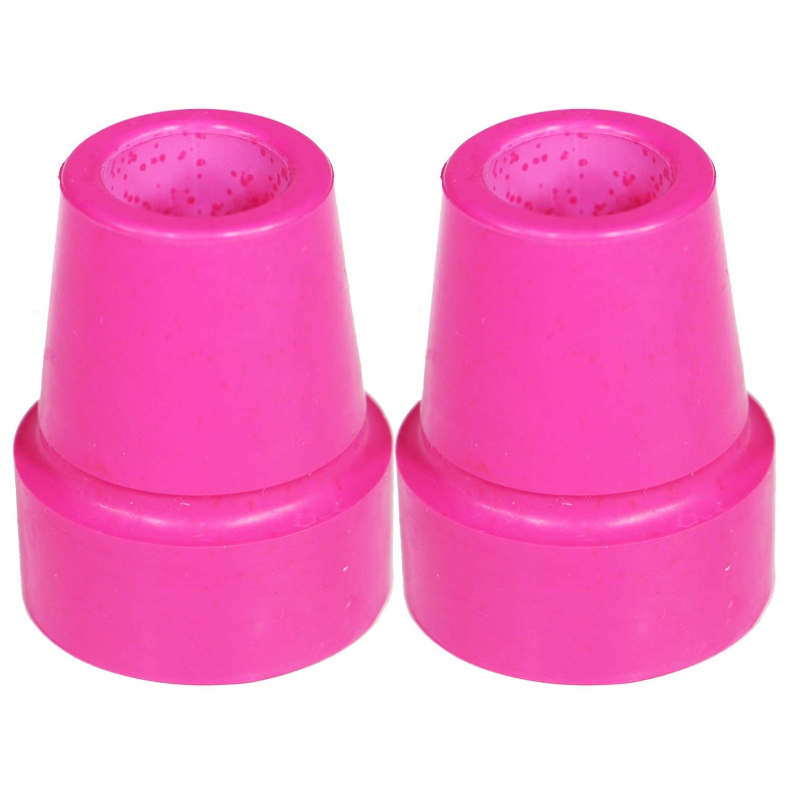PCP Replacement ¾ Inch Cane Tips, 2 Pack Reinforced Rubber Walking Stick Fe