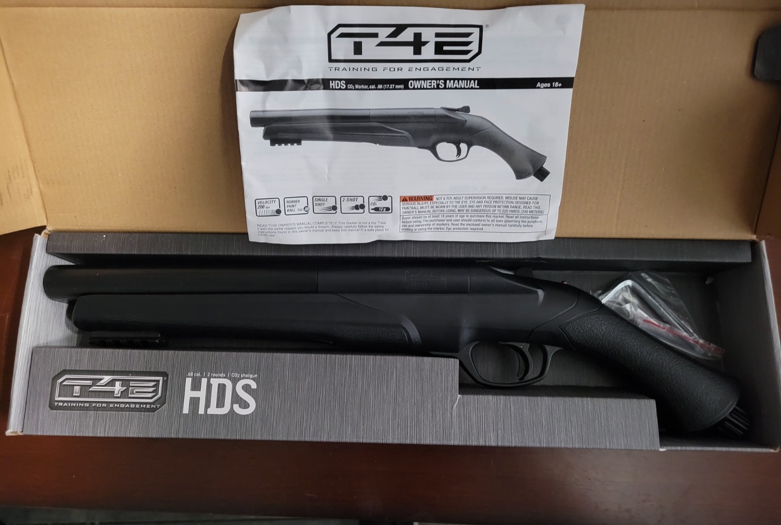 Umarex T4E Double Barrel HDS .68 cal ball Shotgun Gun
