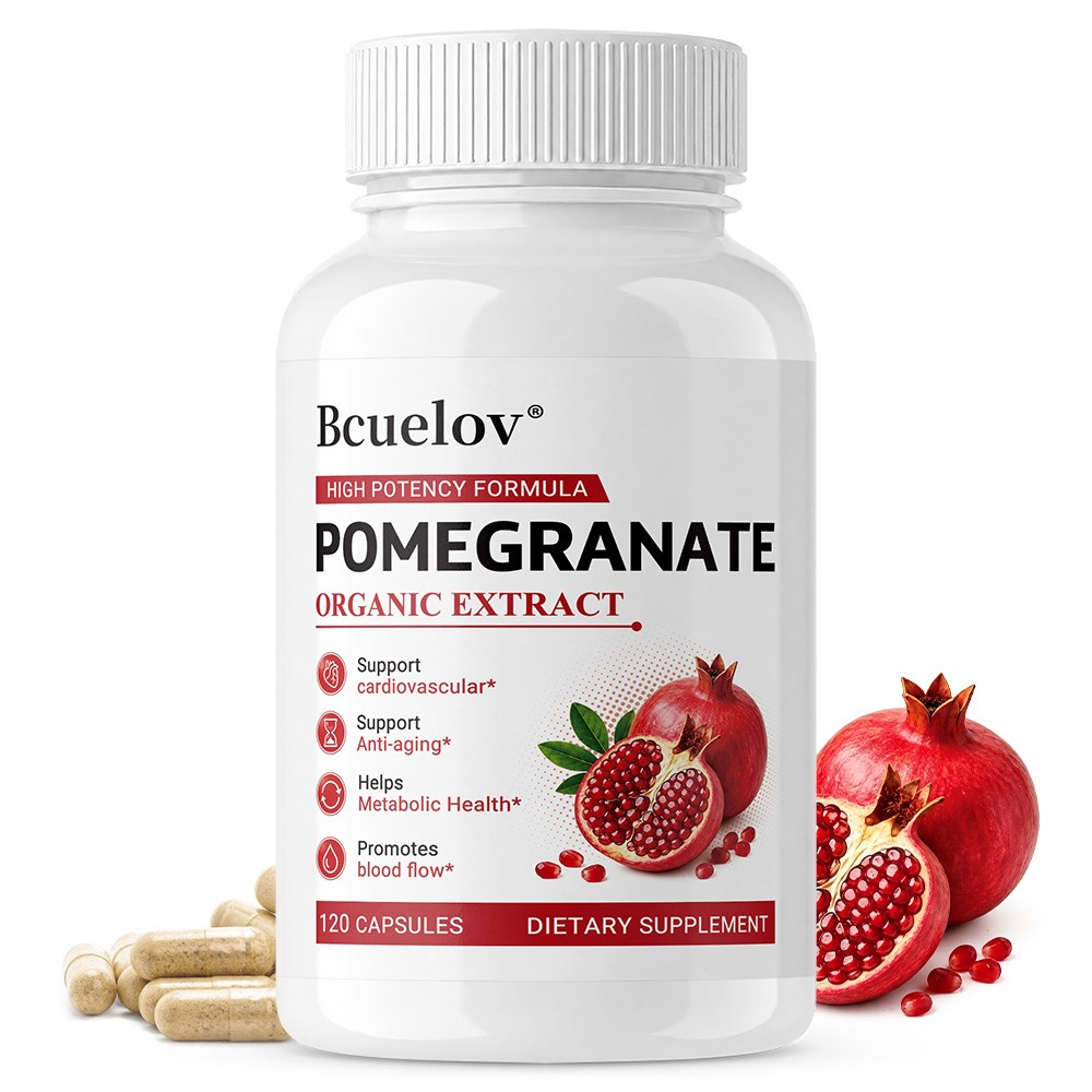 Pomegranate Extract 700mg Per Serving 30-120 Vegetable Capsules Daily Routine