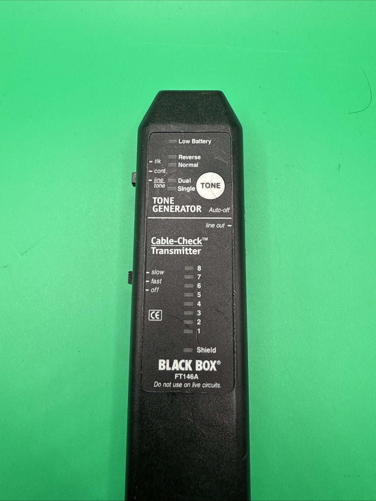 Tone Generator And Cable-check Transmitter Black Box Ft146a