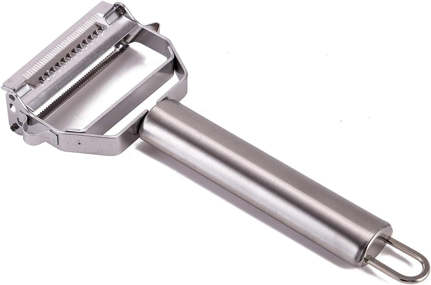 Stainless Steel 2 in 1 Julienne Vegetable Peeler Perfect for Carrot Potato Melon