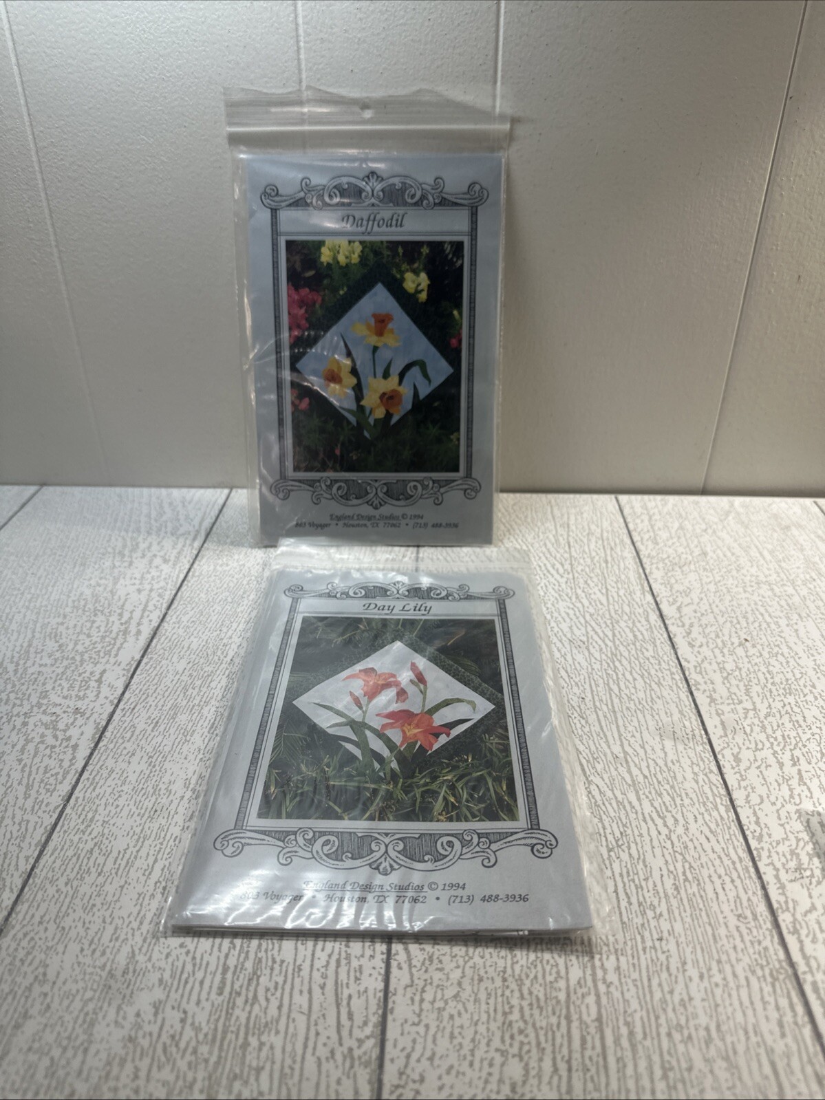 Vtg Quilt Block Pattern England Design Studios Lot Off 7 + 6 Various