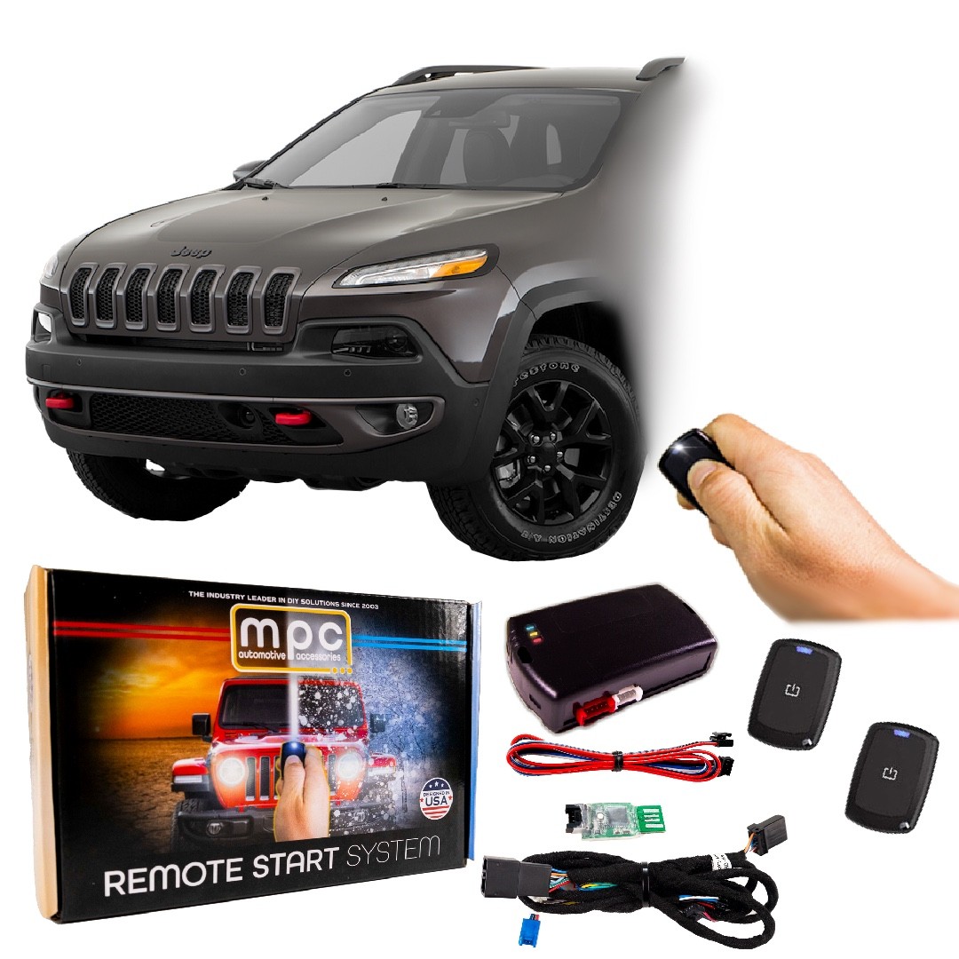 Long Range Remote Start For 2015-2018 Jeep Cherokee - Tip-Key - Plug-n-Play