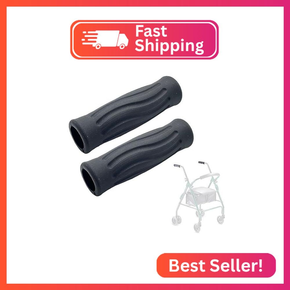 Rollator Hand Grips Replacement for Elderly & Disabled Rolling Walker Handle Cus