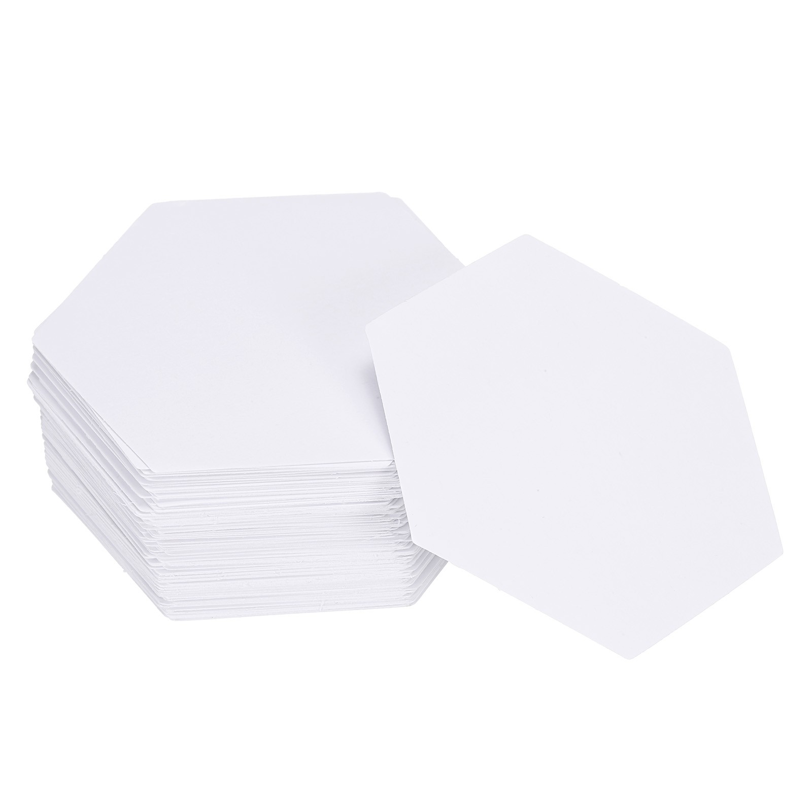 100pcs Hexagon 1-Inch Paper Piecing Paper, English Paper Quilting Template