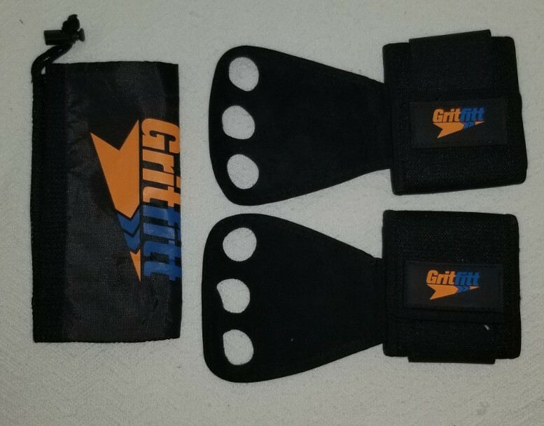 Fitness Crossfit Gloves w/ Wrist Support Gym Weightlifting Medium Black