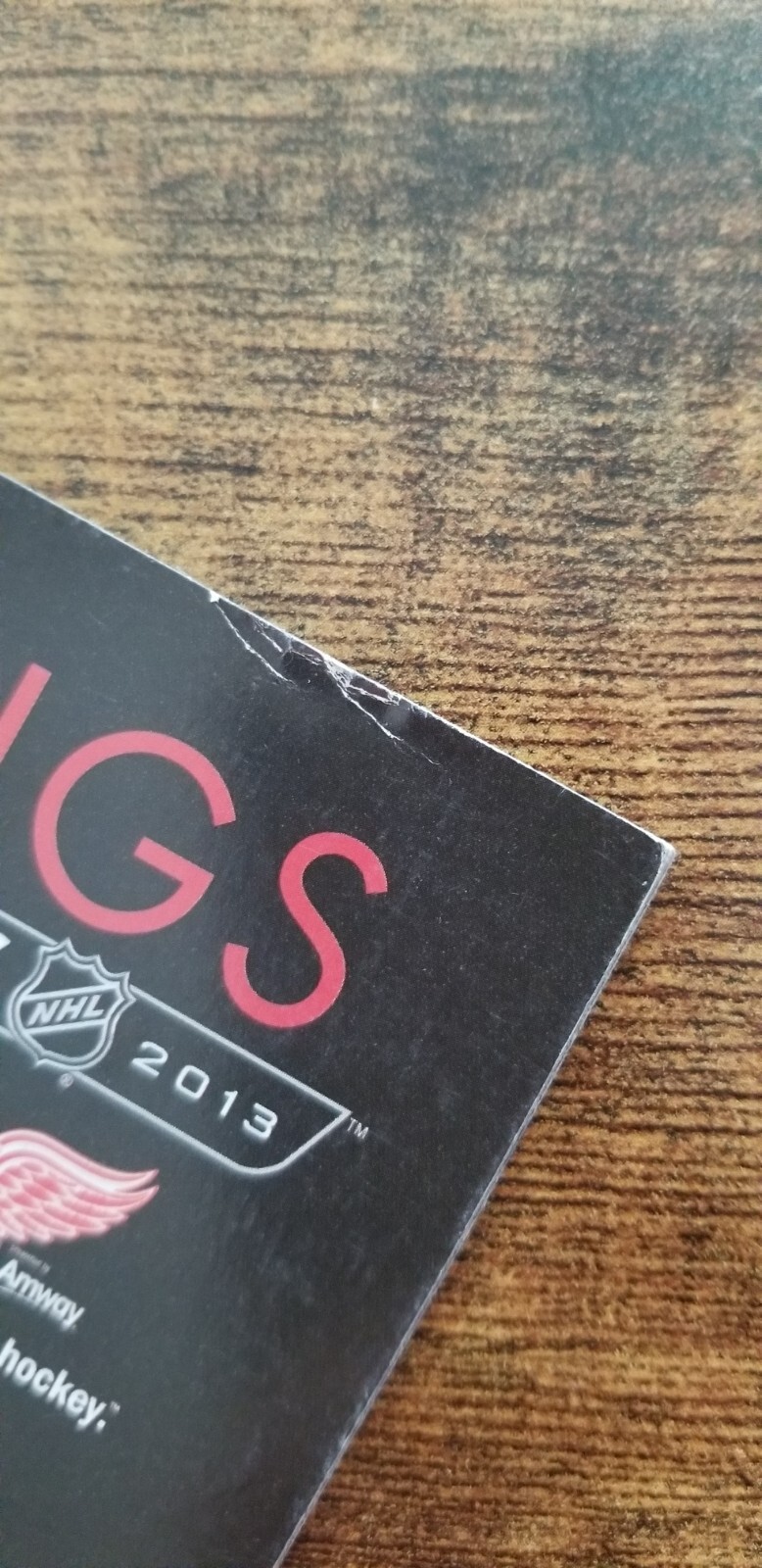 RED WINGS TODAY Stanley Cup Playoffs Program 2013 KRONWALL BLACKHAWKS NHL