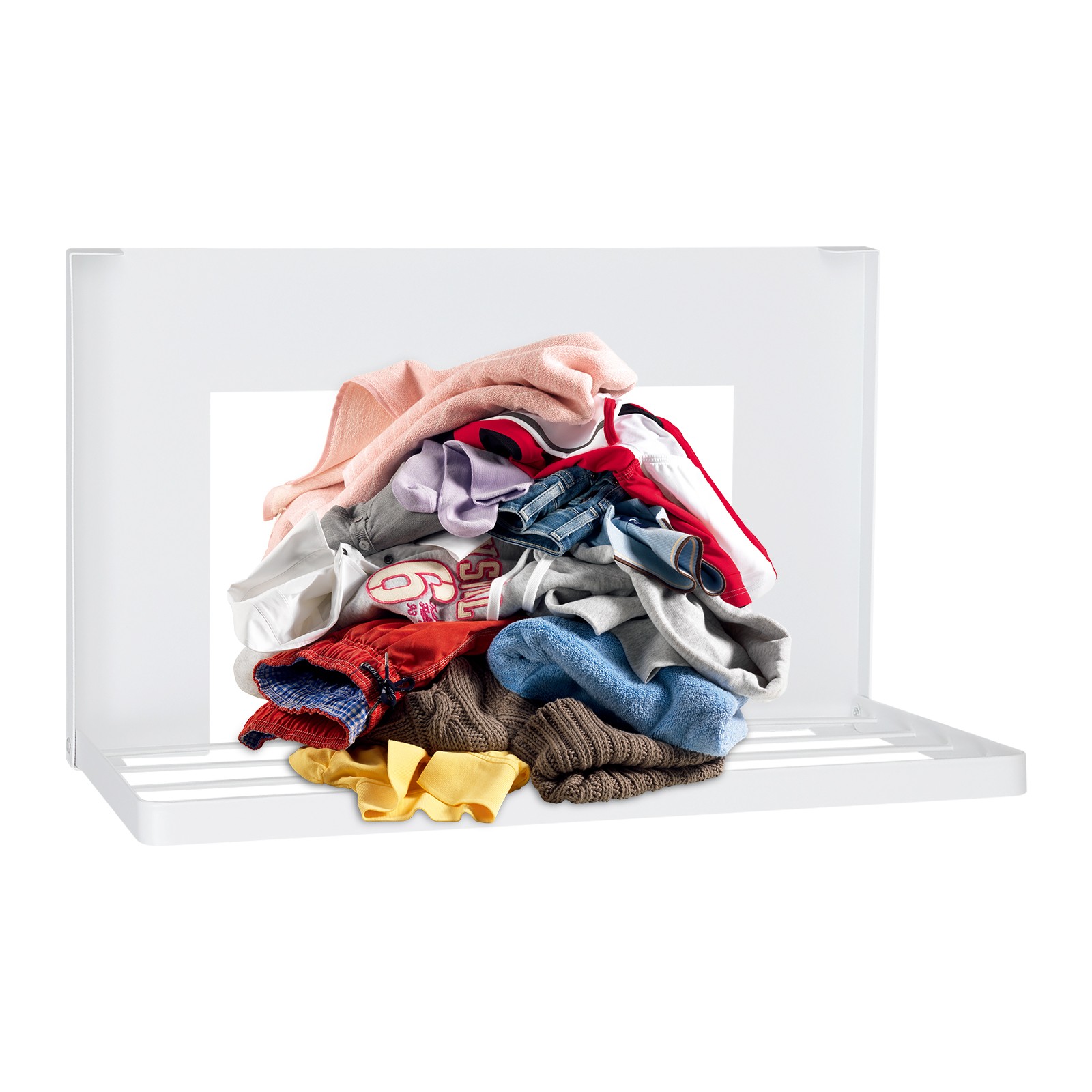 Magnet Rack Mount On Washing Machine, Durable Folding Rack For Laundry Bathroom