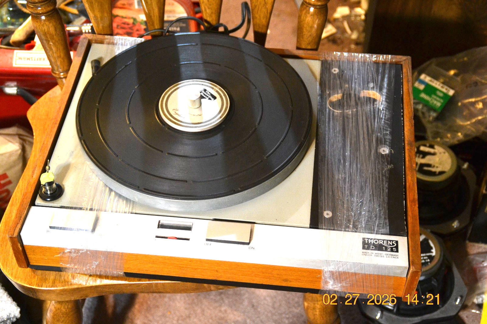 EXC CONDITION THORENS TD 125 TURNTABLE EXC SOUNDING