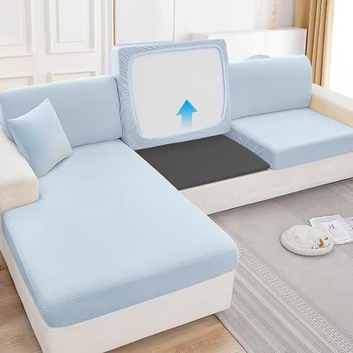 2 Pcs Furniture Seat Support 20" x 20" High-Density Foam Couch Sofa Cushion S...
