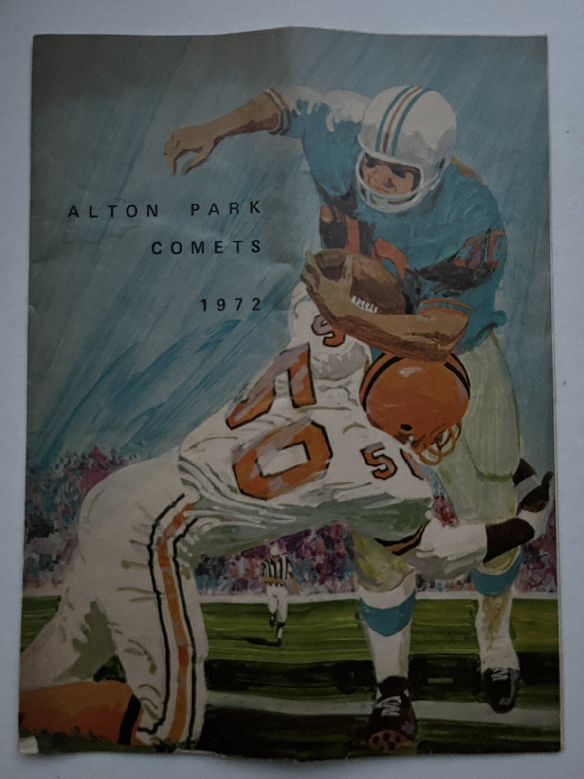 ALTON PARK YOUTH LEAGUE 1972 FOOTBALL PROGRAM BETHLEHEM STEELERS PA COCA COLA AD