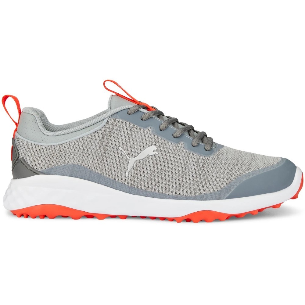 NEW Puma Men's Fusion Pro Golf Shoes Gray/Silver/Red - Pick Size!