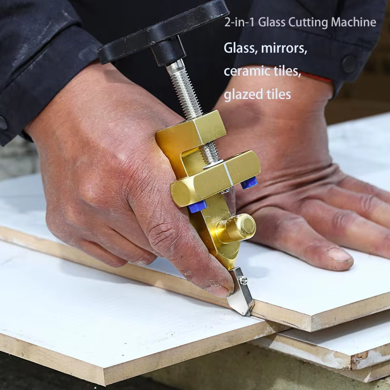 2 in 1 Manual Tile Glass Cutter Mirrors Ceramic Tile Cutting Handheld Tools