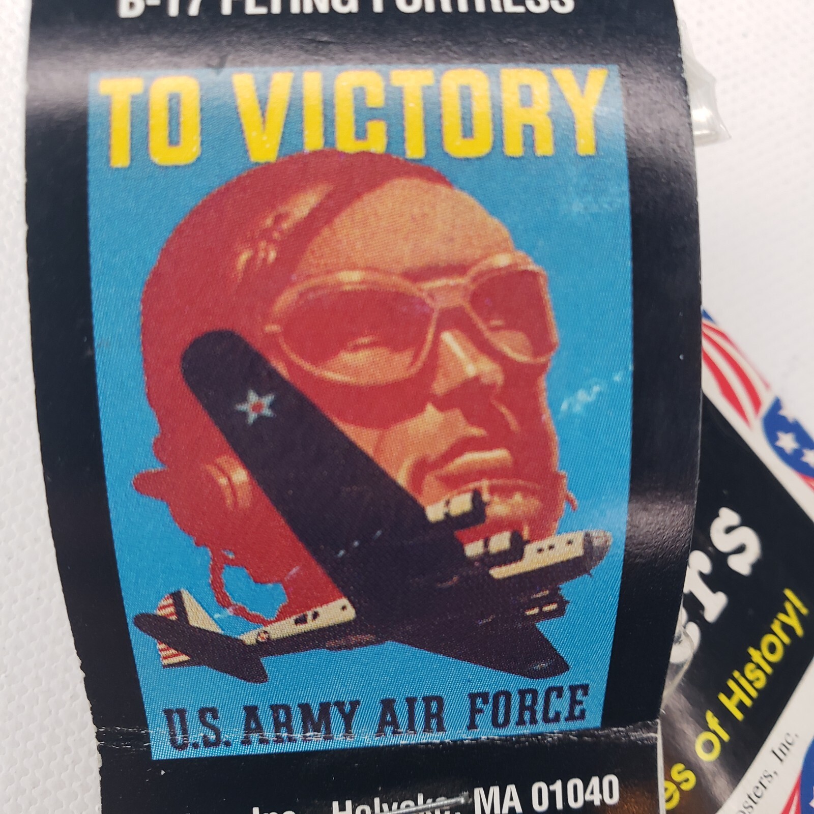 WWII "To Victory!" Poster Reprint United States Army Air Force Flying Fortress