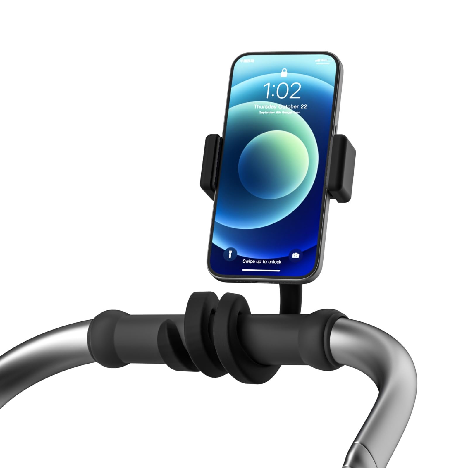 Chunxiao Portable Stroller Phone Holder Mount for Baby and Parent to Small
