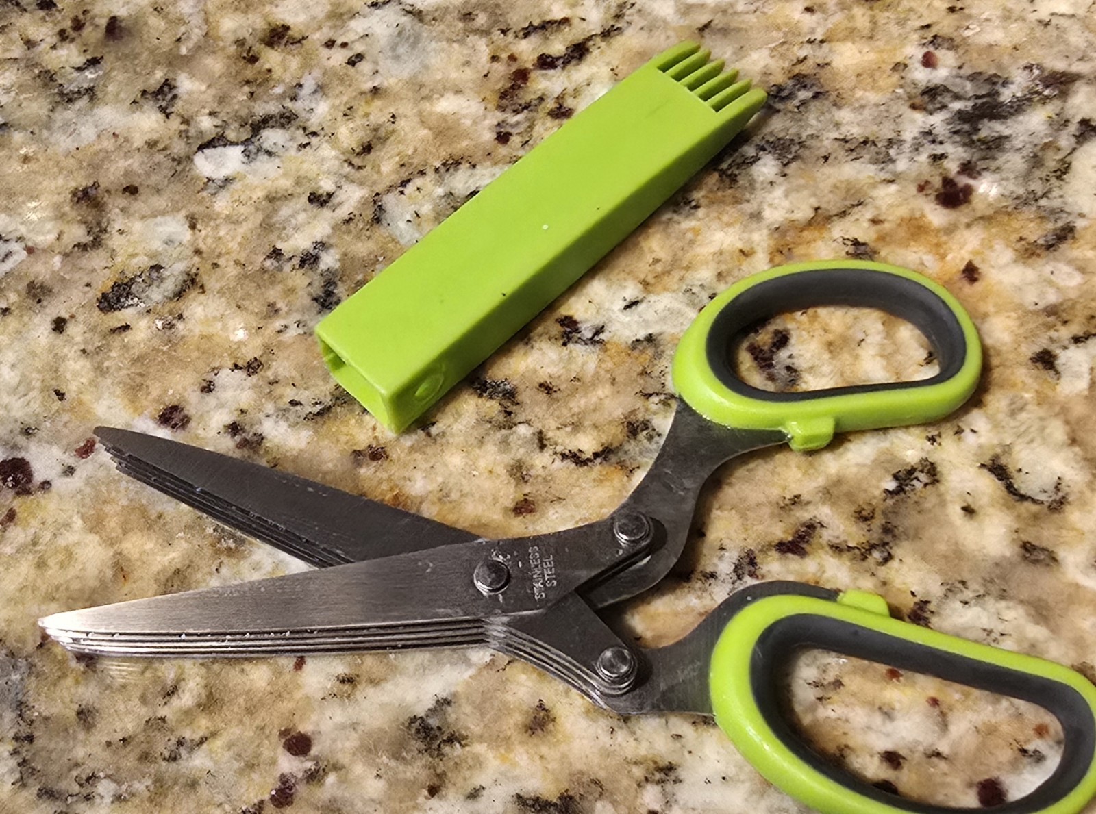 8" Stainless Steel Kitchen Scissors 5 Layers Blade Shears Multifunction Tool