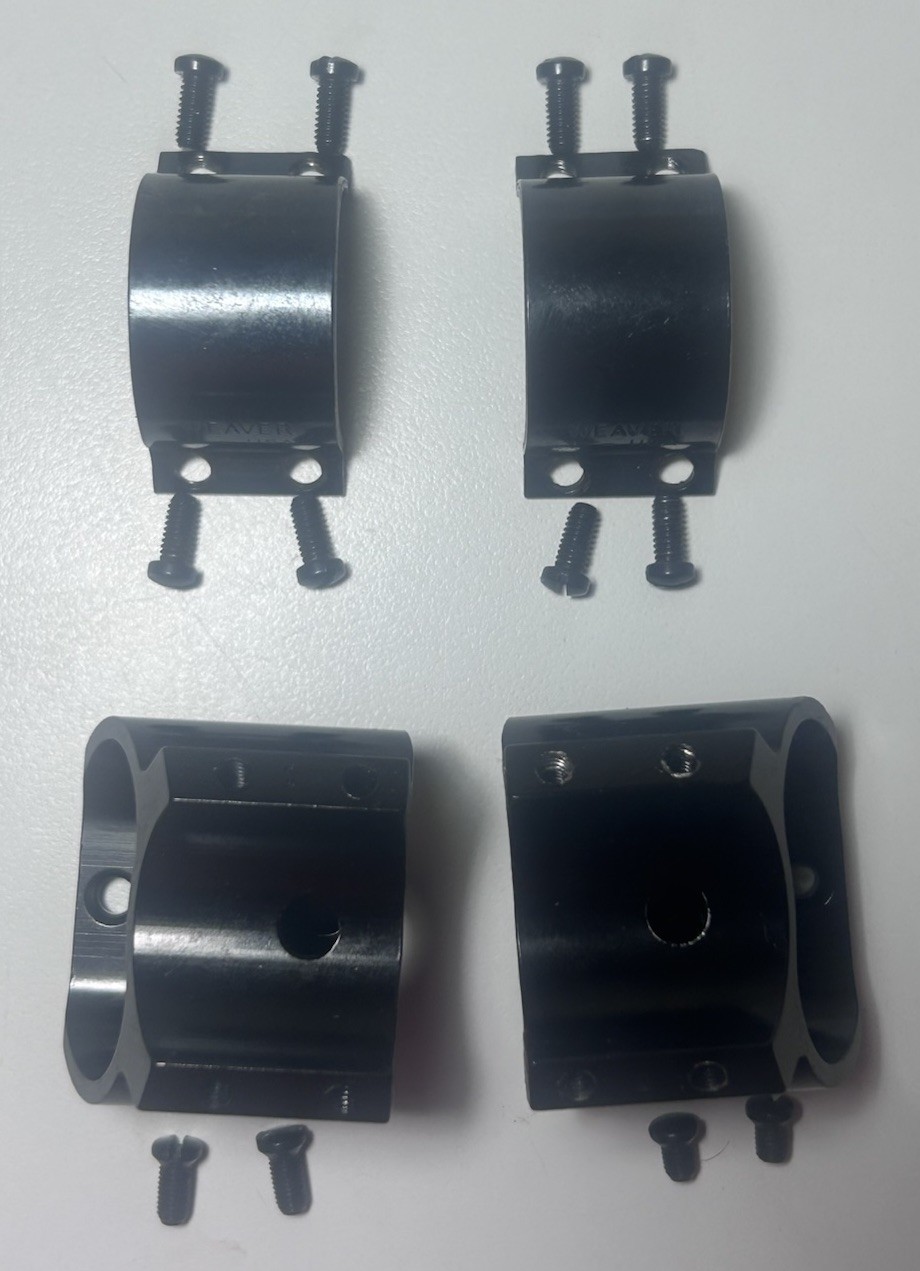 Remington 700ML Inline Muzzleloader Weaver See-thru 1” Rings With Screws