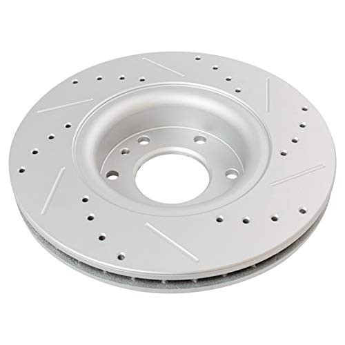 Front Premium Ceramic Pad Performance Rotor & Hardware Kit w/Fluids