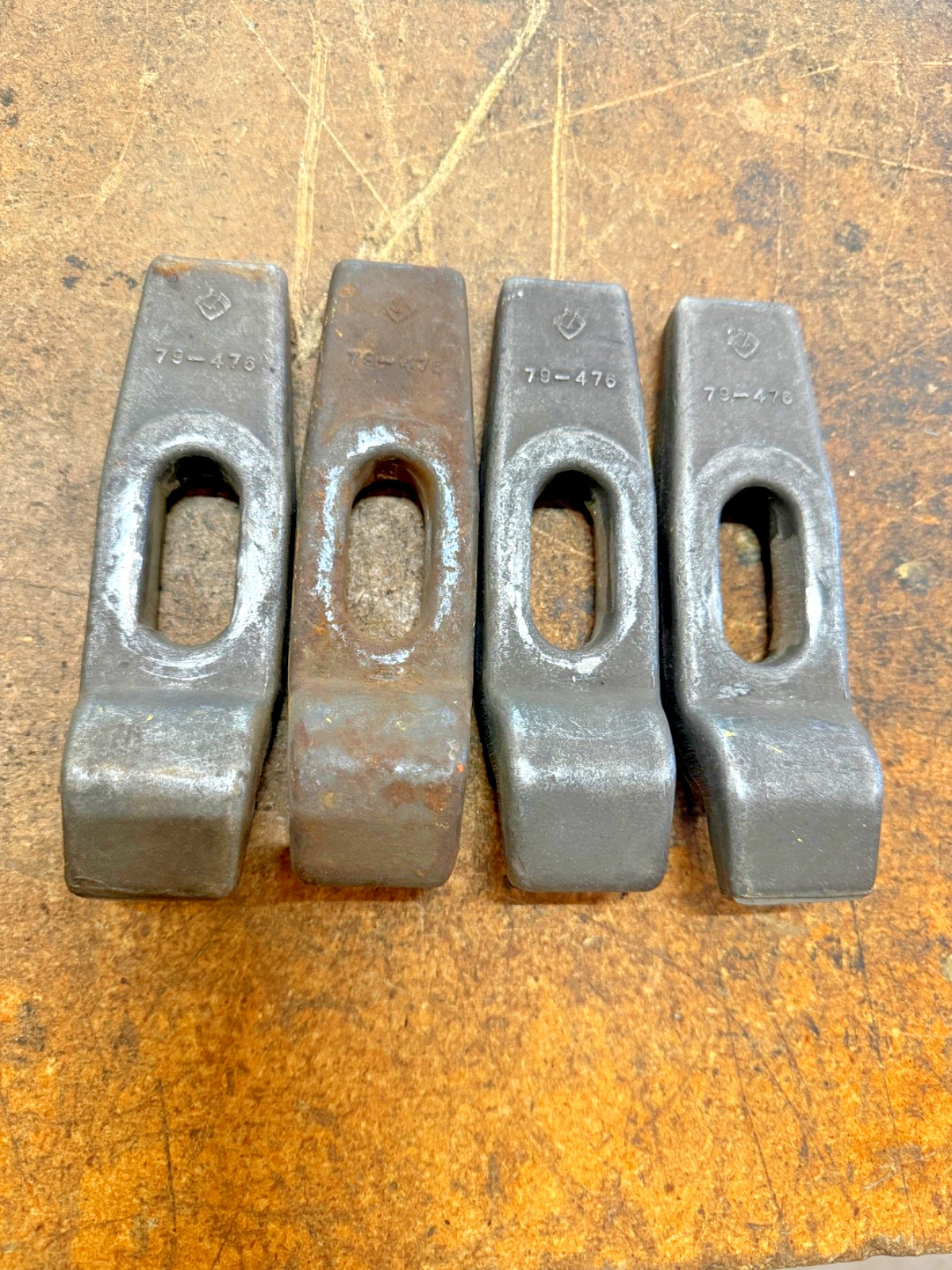 VULCAN 79-476 GOOSE NECK HOLD DOWN CLAMPS LENGTHS QTY 4