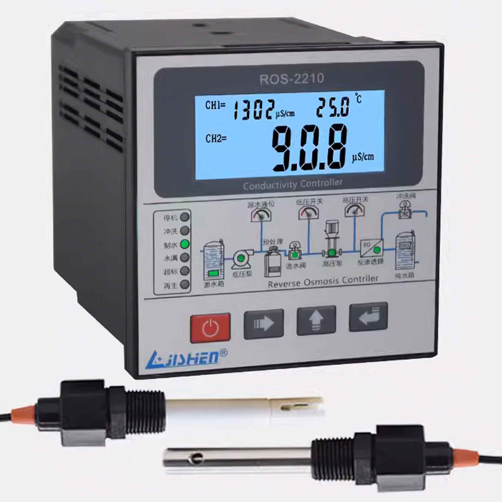 RO Reverse Osmosis System TDS Conductivity Controller Control Panel Online