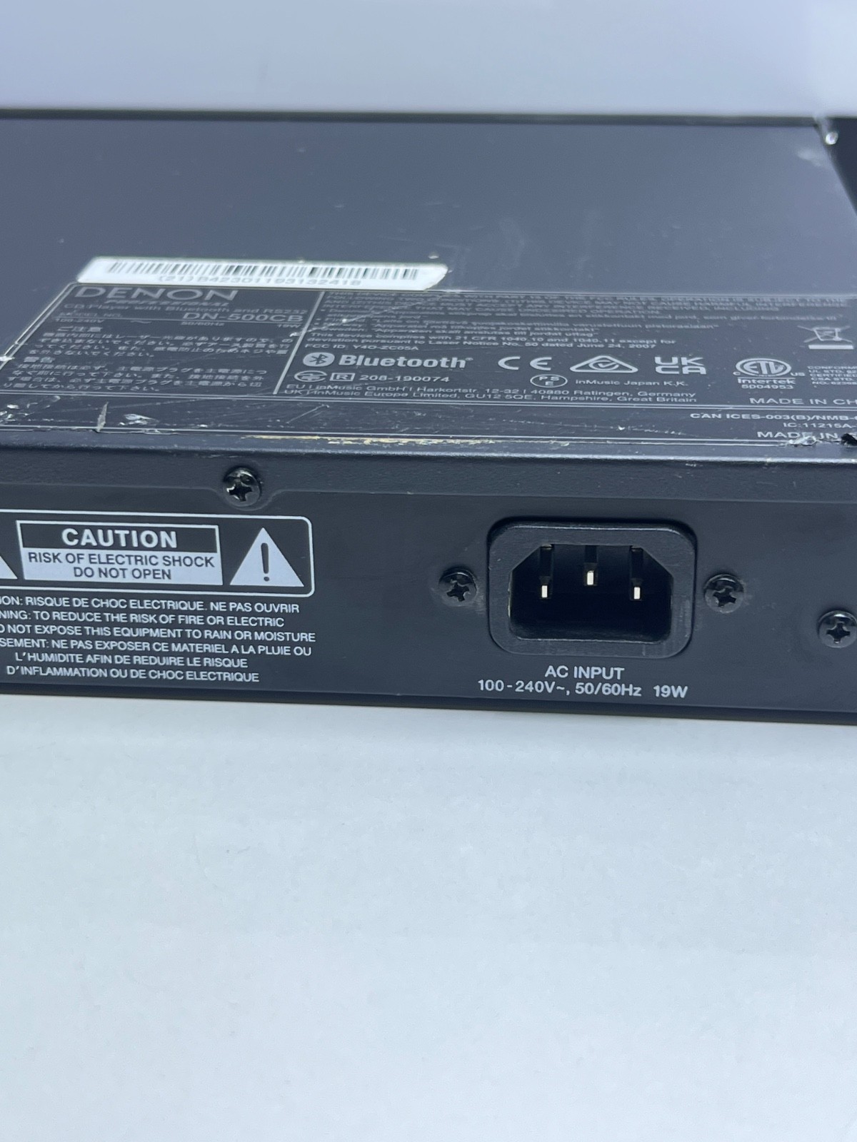 Denon DN-500CB CD/Bluetooth Pl