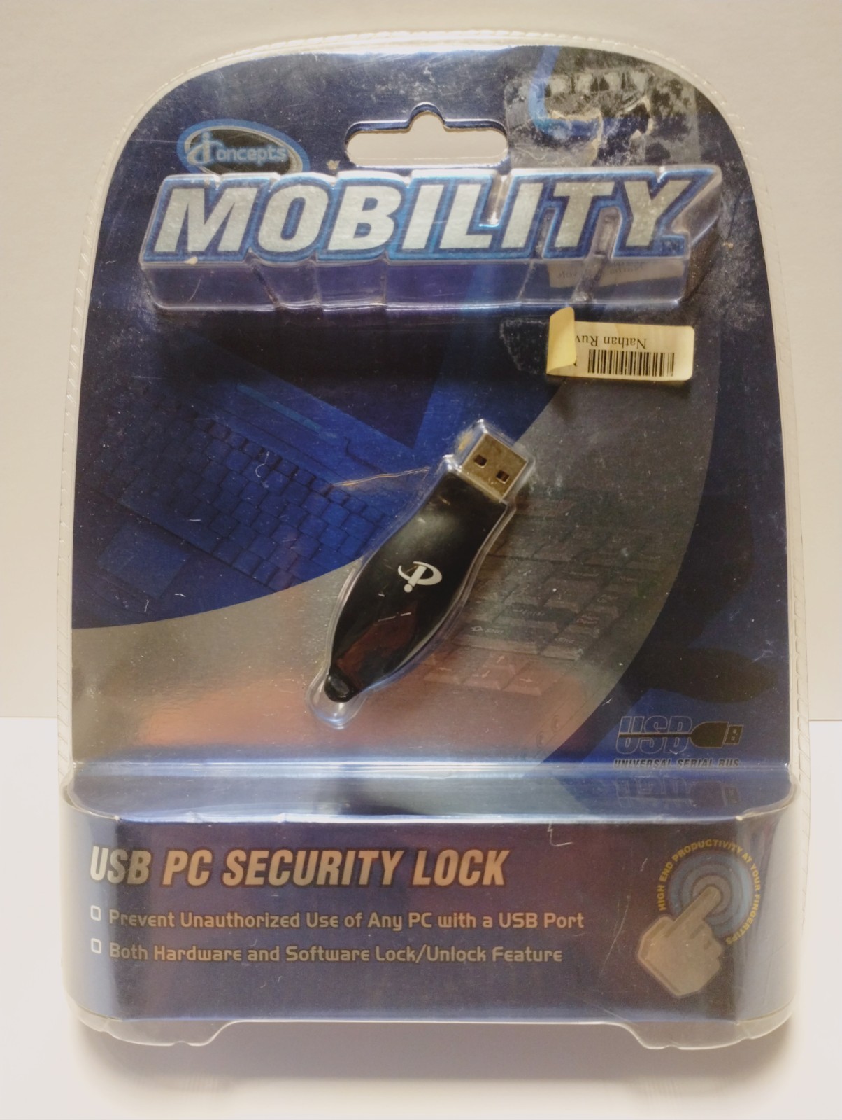 USB PC Security Lock 2004 iConcepts Mobility