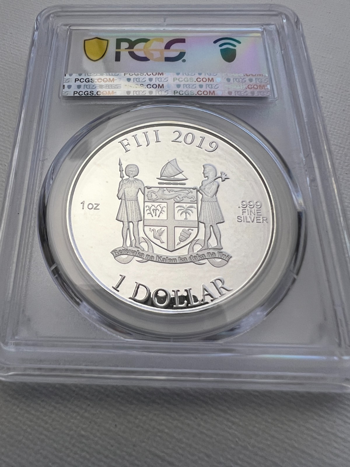 Fiji 2019 Silver Dollar Coca-Cola PCGS MS69