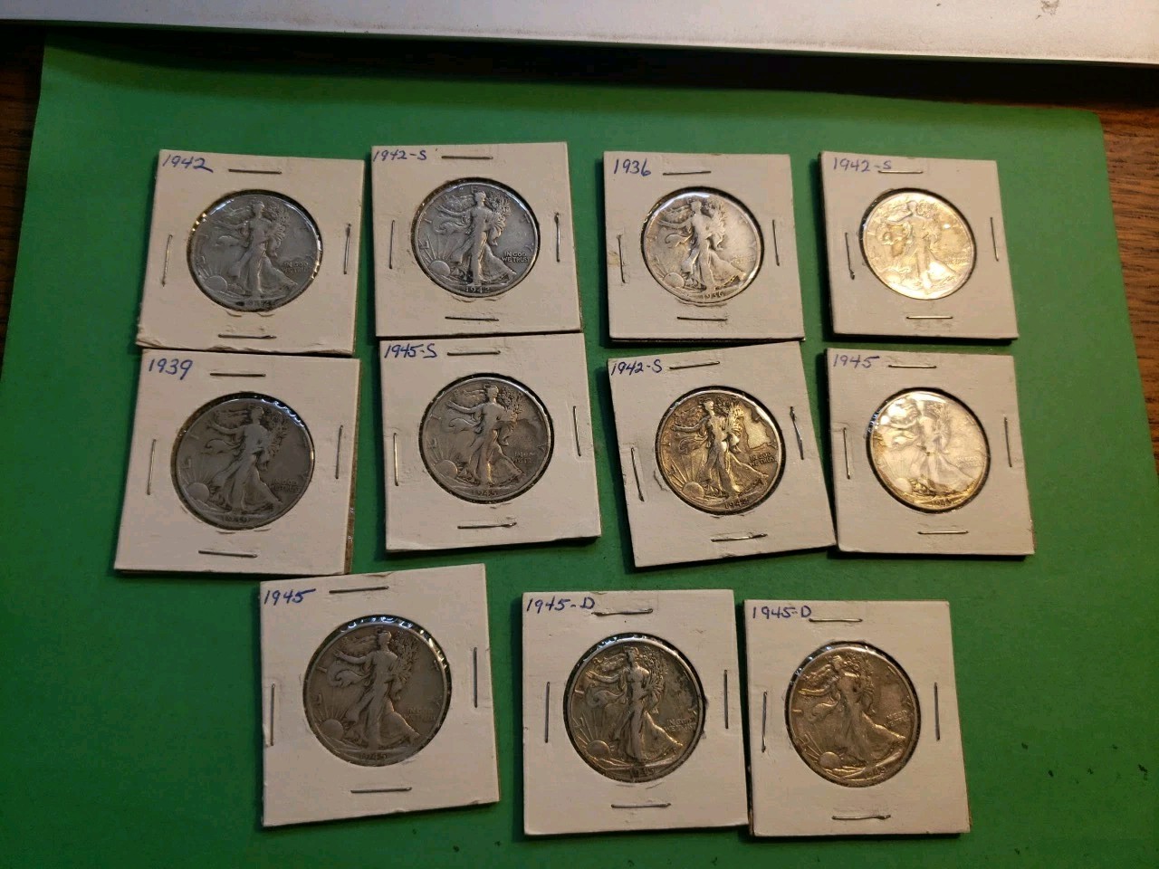 $5.50 Face Value Walking Liberty Halves 90% AG