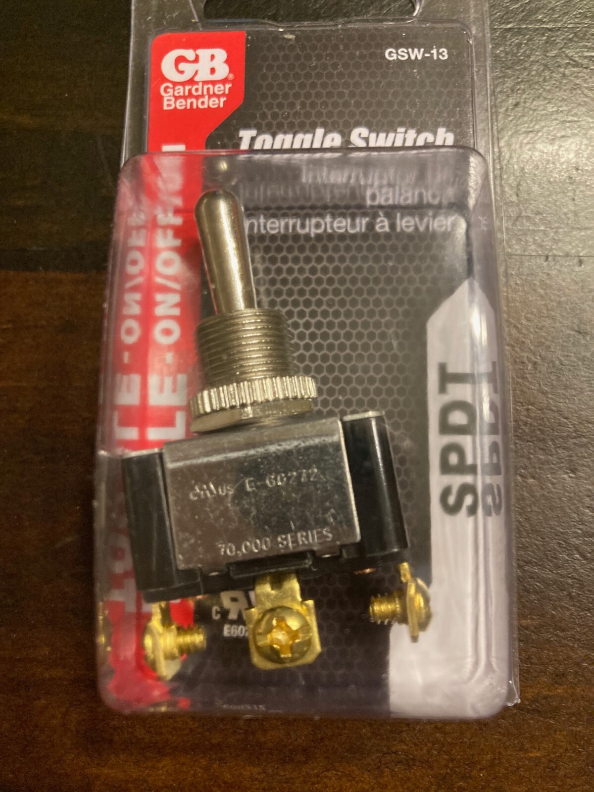 Toggle Switch SPDT - Gardner Bender - GSW-13